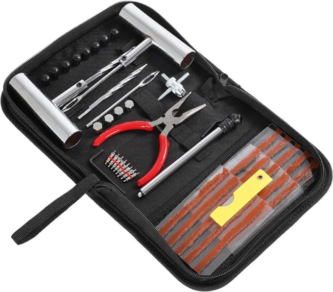 White-Label® Proppenset - Autobanden Reparatie Set - Autobanden Pomp