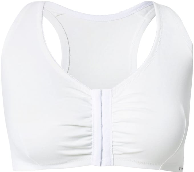 Ulla Popken - Dames - Bustier borstvoedingsbeha voorsluiting - Sneeuwwit - Maat 105D