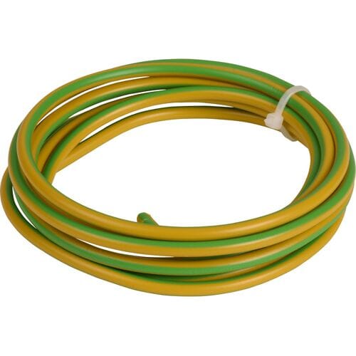 Installatiedraad â€“ VD â€“ 6.0 mmÂ² â€“ 2.5 m â€“ geel â€“ groen