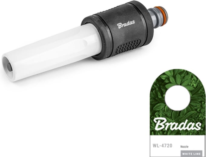 Bradas White Line – Waterspuit – Verstelbare TPR-nozzle – Antislip-coating – Duurzaam plastic