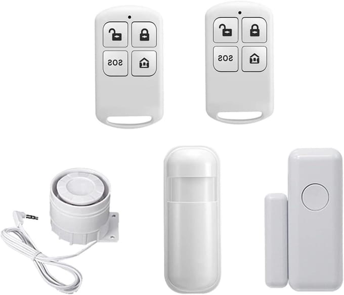 Alarmsysteem Accessoires - Sensoren Set - Huis Beveiligen - Draadloze Detectie - 10 mm - Wit