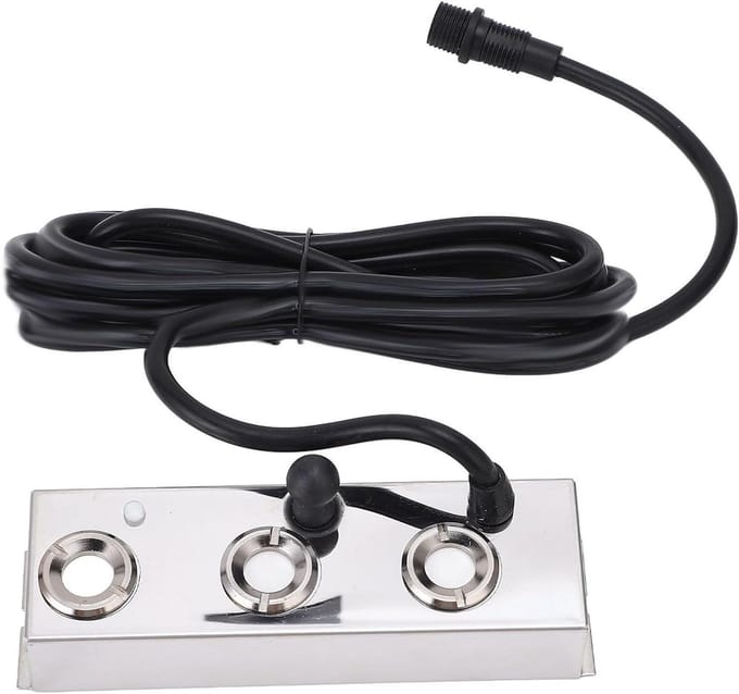 Ultrasonic Nebulizer - Mist Maker - Decoratieve Mist Creëren - 3 Verstuivers - 28 x 9 x 6 cm - Zilver