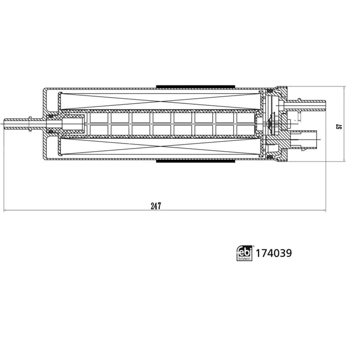 Brandstoffilter FEBI BILSTEIN 174039