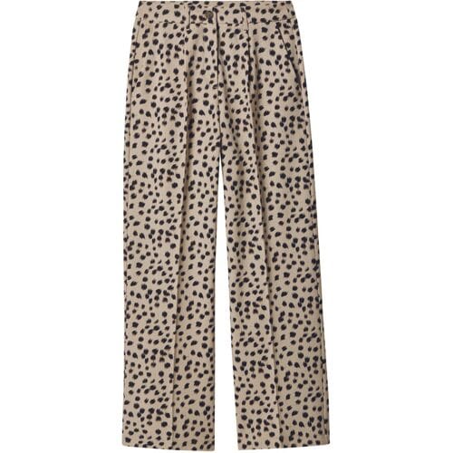 ESMARA Dames broek - Wide leg (Luipaard print, 44)