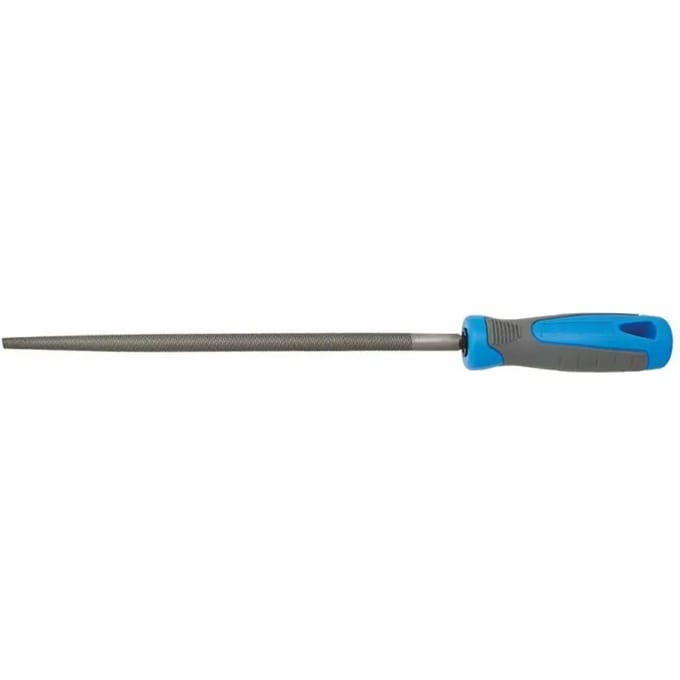 Middelgrote zachte ronde vijl met handvat Unior 7.5x325 mm