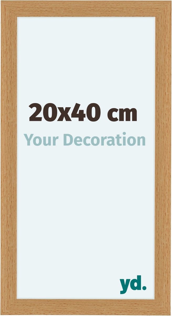 Your Decoration - Fotolijst 20x40 cm - MDF - Beuken - Como