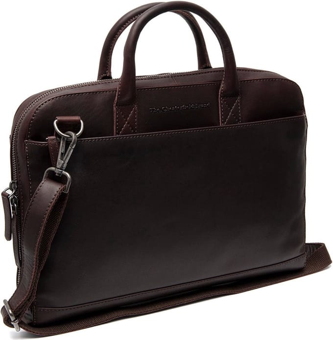 The Chesterfield Brand Tilbury - Leren Laptoptas tot 14 inch - Bruin
