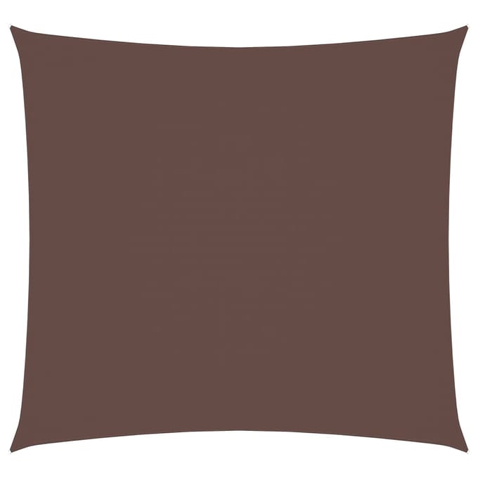 vidaXL - Zonnescherm - vierkant - 7x7 - m - oxford - stof - bruin
