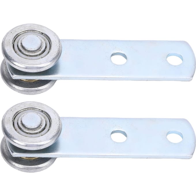 2 Wielen Trolley Assemblage Rollen Twee Lagers Metalen Rollen voor Vrachtwagen Garage Katrolsysteem Takelsysteem