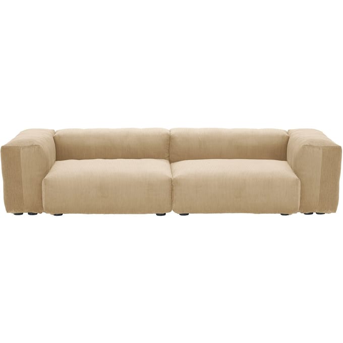 vetsak Large 2-Zits Cord Velours - Cord Velours zand