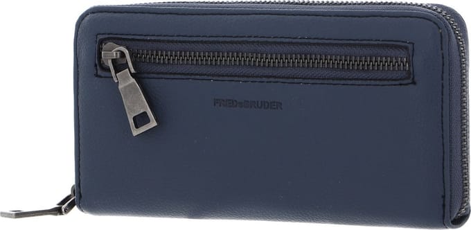 FREDsBRUDER Leren portemonnee Bestie Wallet Dusty Blue blauwgrijs