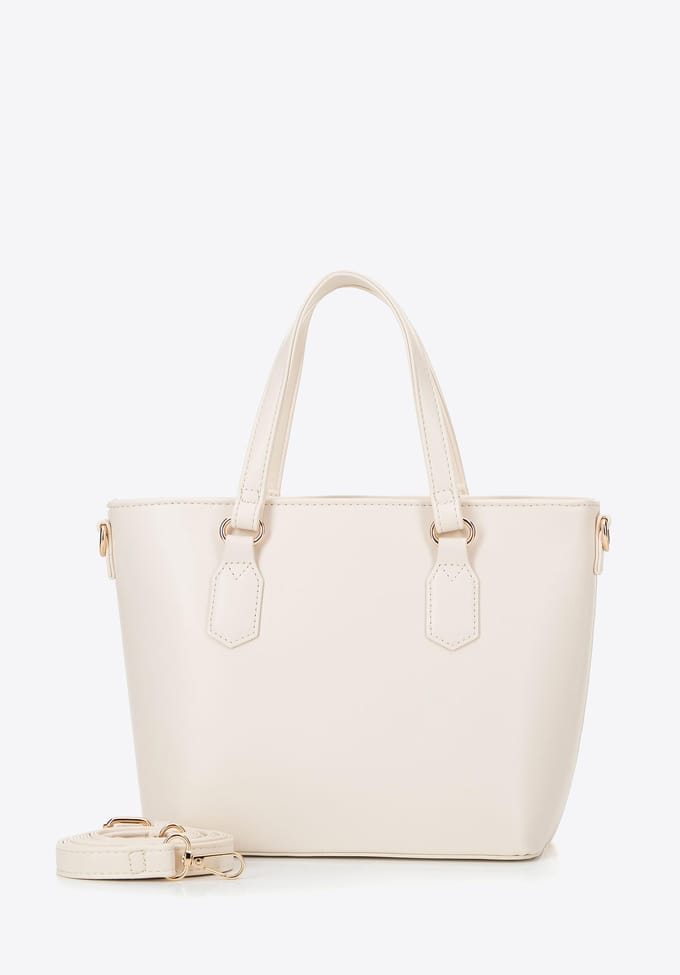 Wittchen - Dameshandtas - Eco-leer en Gevlochten - Beige en Crème