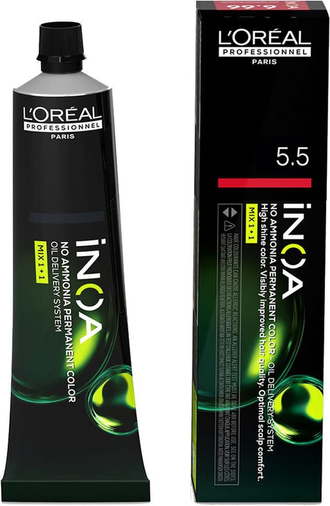 Permanente Kleur L'Oreal Professionnel Paris Inoa Nº 5.5 60 g