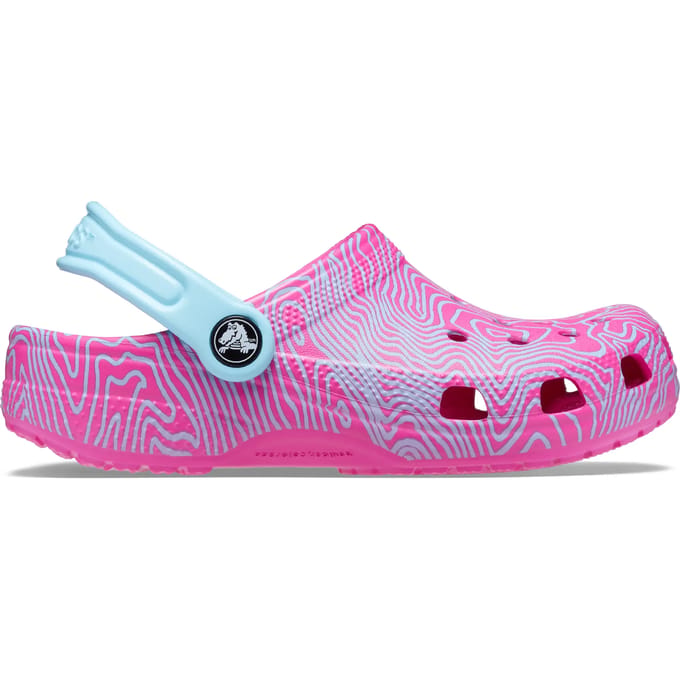 Kinderklompen Crocs Classic Topographic