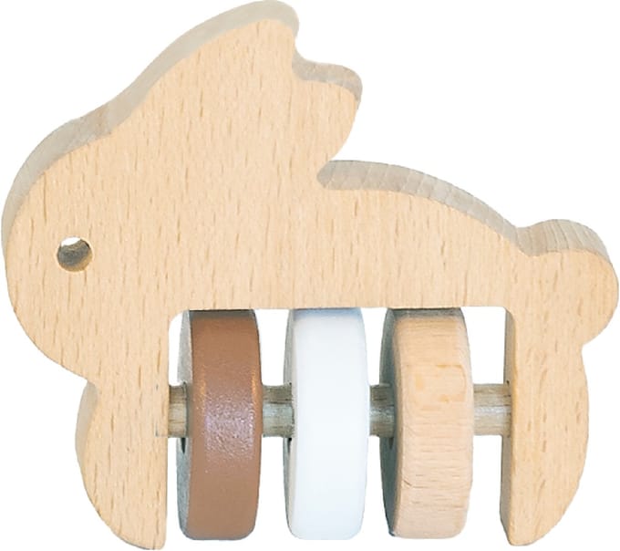 BAMBAM Wooden Rabbit Rammelaar