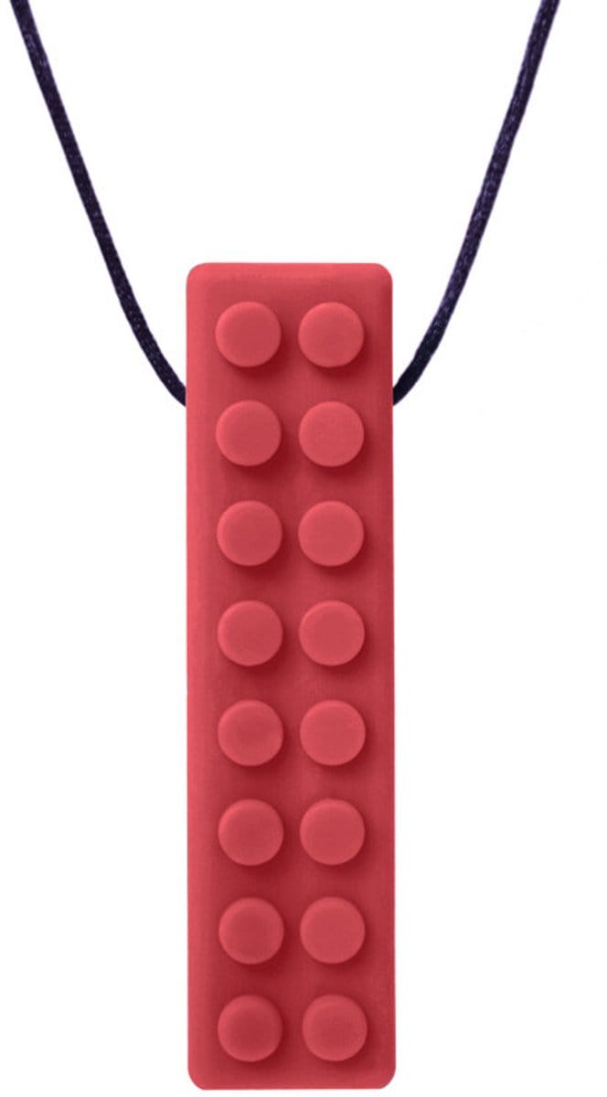 Ark Therapeutics kauwketting speelgoed Brick Stick rood sensorisch XT.