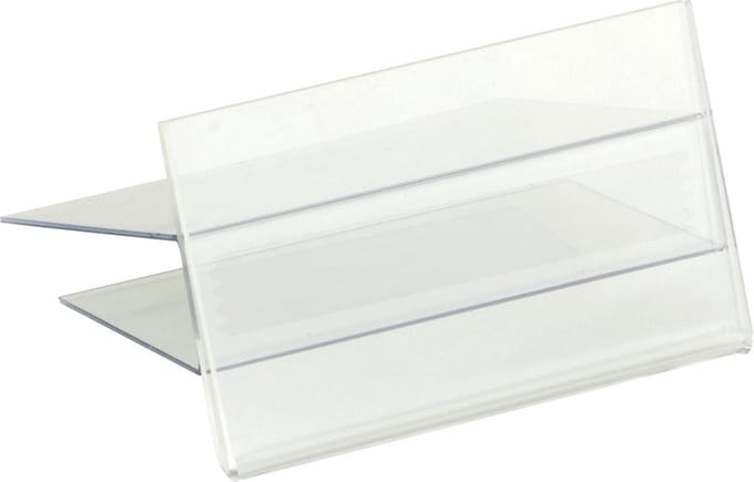 Opus 2 Naamkaarthouder Transparant - 55 x 203 mm