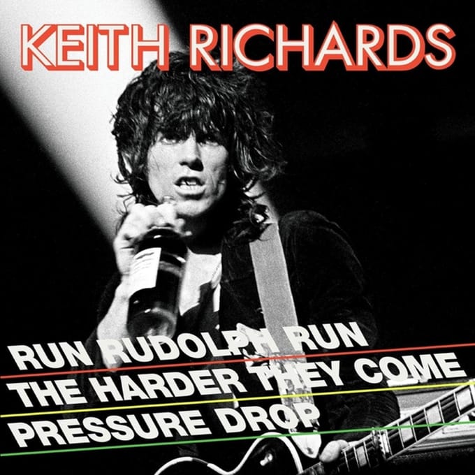 Keith Richards - Run Rudolph Run / The Harder They Come / Pressure Drop (12" Single) (Limited Edition) (Coloured Vinyl)