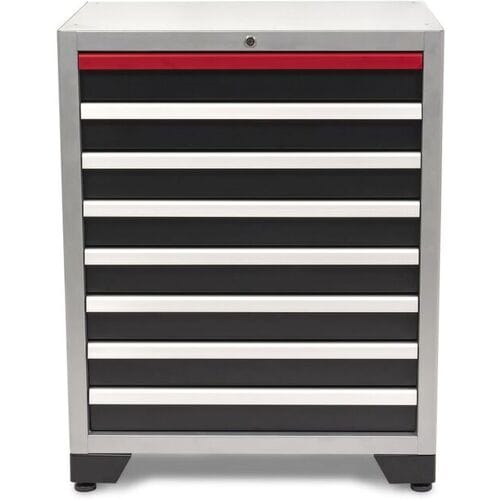 HBM Deluxe professionele gereedschapskast met 8 laden, 71 x 51 x 90 cm, 35 kg draaggewicht
