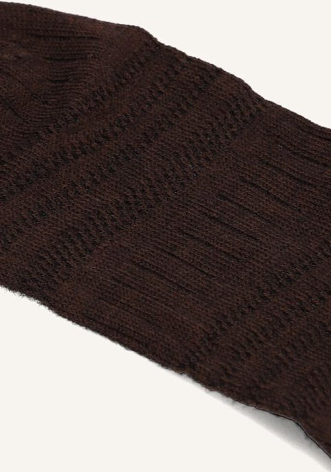 Becksondergaard Lucretia Wola Sock Beenmode Dames - Bruin - Maat 39-41