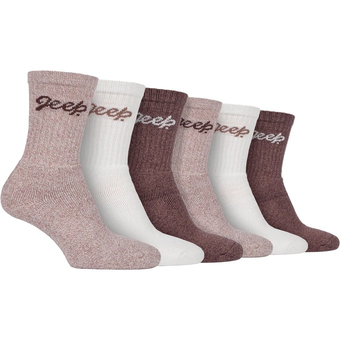 Dames 6-pack wandelsokken | Katoenen sokken voor buiten
