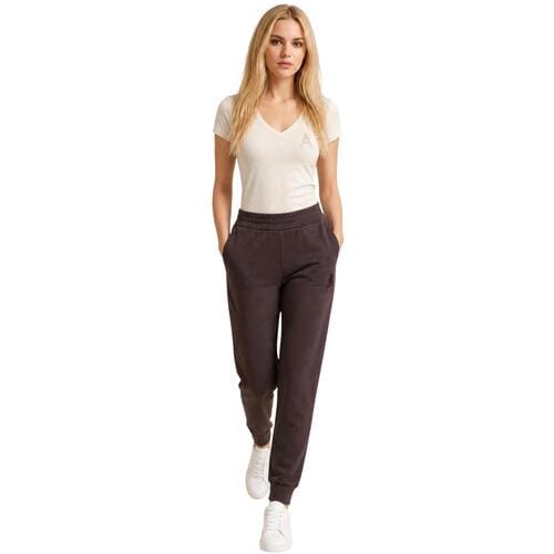Sweatpants van viscosemix met zijwaartse steekzakken