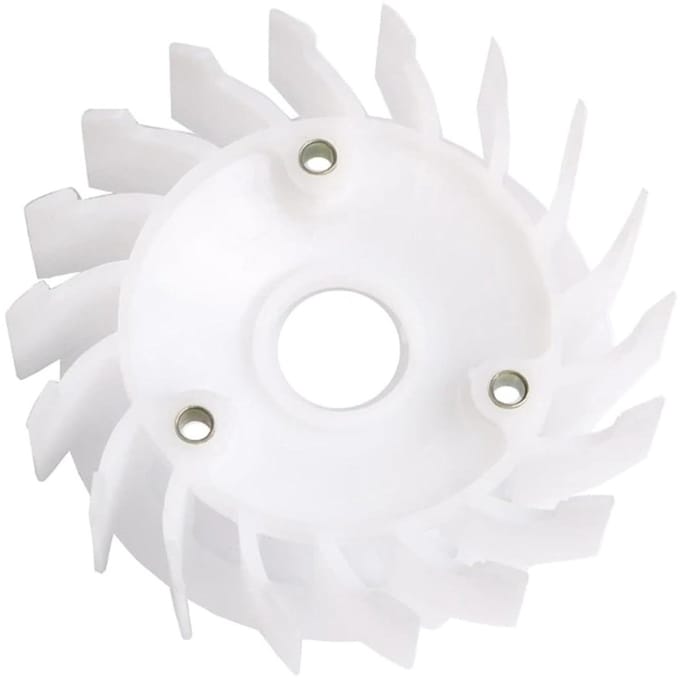 Radiatorventilator - Koelventilator Motor - Motor Koeling - Omkeerbare Motor - 600 g - Wit
