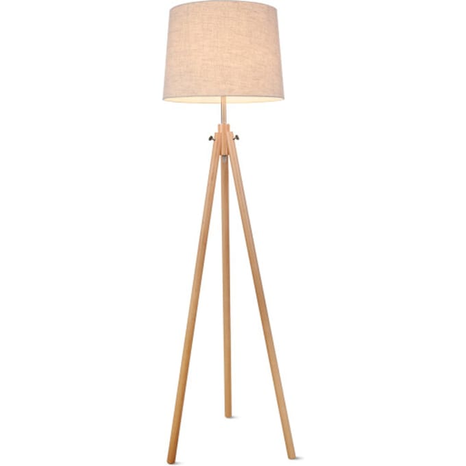 Maytoni - Vloerlamp Calvin - Beige - Ø51