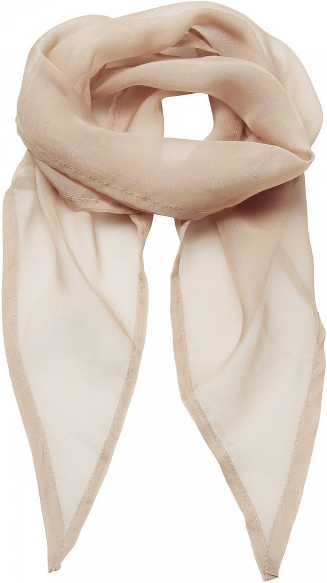 Premier Ladies Chiffon Scarf PR740 - Natural - One size