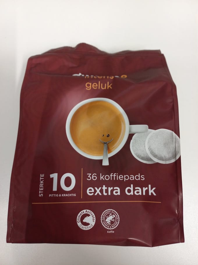 koffiepads extra dark strong gwoon - geschikt voor senseo® - pak 36 stuks
