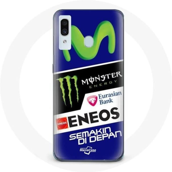 Coque pour Samsung Galaxy A20 Monster Energy Yamaha Eneos