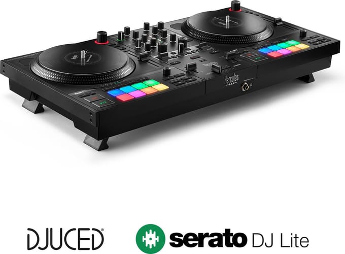 Hercules DJControl Inpulse T7 - DJ Controller met Serato DJ Lite & DJUCED - 2 Decks & 16 RGB Pads