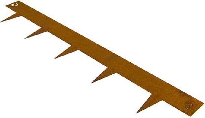 Multi-Edge kantopsluiting Cortenstaal 100x17,5 cm - 9 stuks