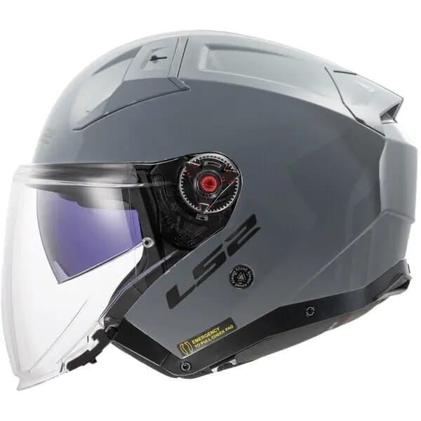 LS2 OF603 Infinity II Solid Nardo Grijs 06 Jet Helm - Helm