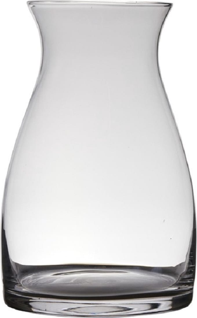 Hakbijl Glass Vaas Julia - D26 x H38 cm - glas - home-basics - bloemenvaas