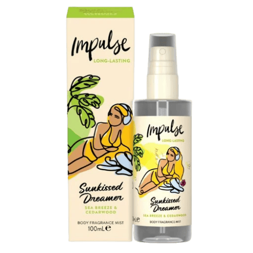 Impulse Sunkissed Dreamer Sea Breeze & Cedarwood Langdurige Geparfumeerde Body Mist - 100 ml