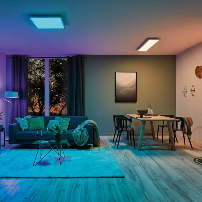 LED-paneel Smart Home Zigbee 3.0 Amaris hoekig 595x595 mm 35W 2400lm RGBW+ Wit dimbaar