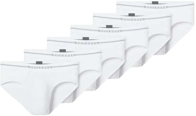 Schiesser Heren rio-slip / onderbroek 6 pack Cotton Flex