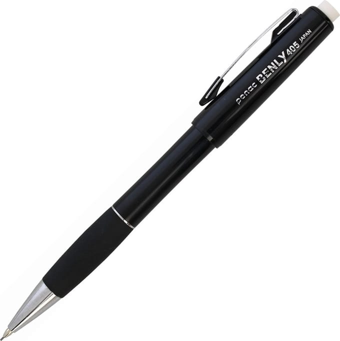 Penac Benly 4 - Mechanical Pencil - 0.5 mm - Vulpotlood - Zwart