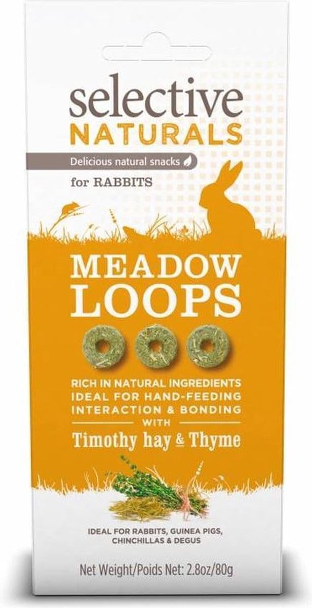 Supreme Selective Naturals Meadow Loops - Konijn - Snack - 8 x 80 gr