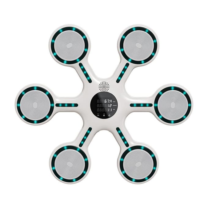 Nieuwe Smart Bluetooth Light Music Target Home Office Decompressietrainer Muurboksen Target Boksmuur white