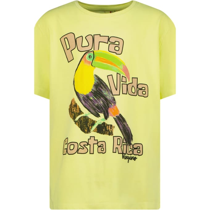 Vingino Hopical Soft Neon Lime Maat: 2 | T-Shirts Outlet | kids | Groen