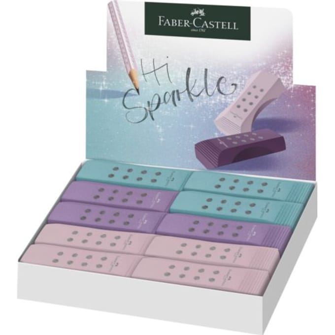 Faber-Castell gum - RollOn Sparkle - display 20 stuks - FC-187310