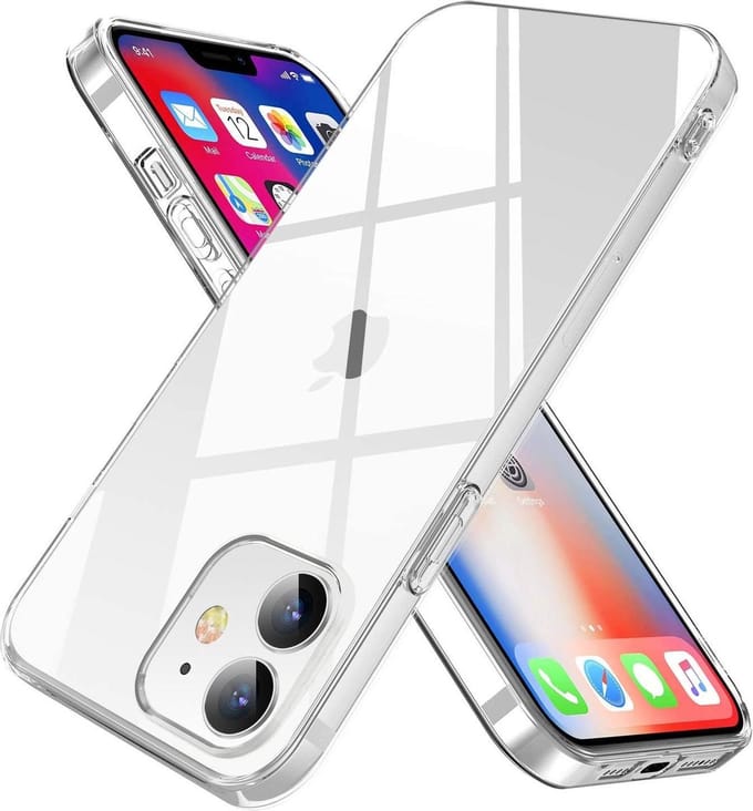 HB Hoesje Geschikt voor Apple iPhone 12 Mini - Transparant - Siliconen Back Cover
