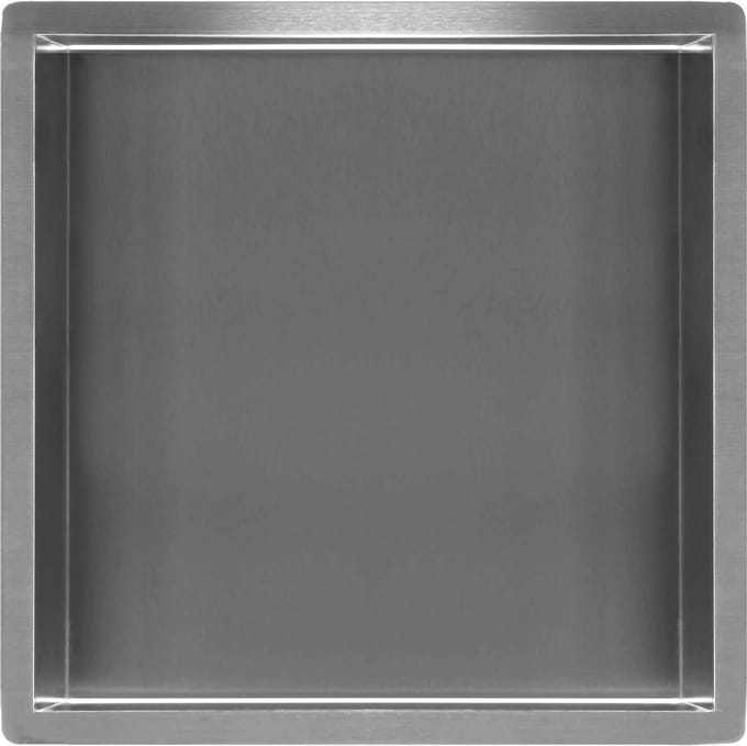 Inbouwnis BWS Elegance 30x30x7 cm RVS