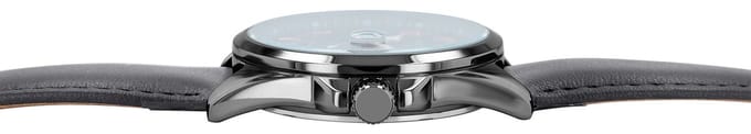 JUST WATCH herenhorloge echt leer datumweergave