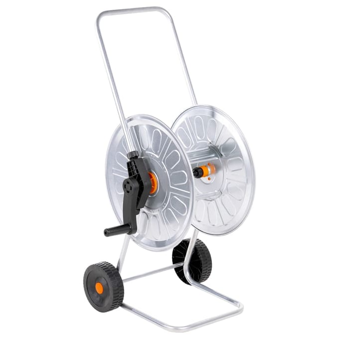 vidaXL - Tuinslangkar - voor - 60 - m - 1/2" - slang - staal