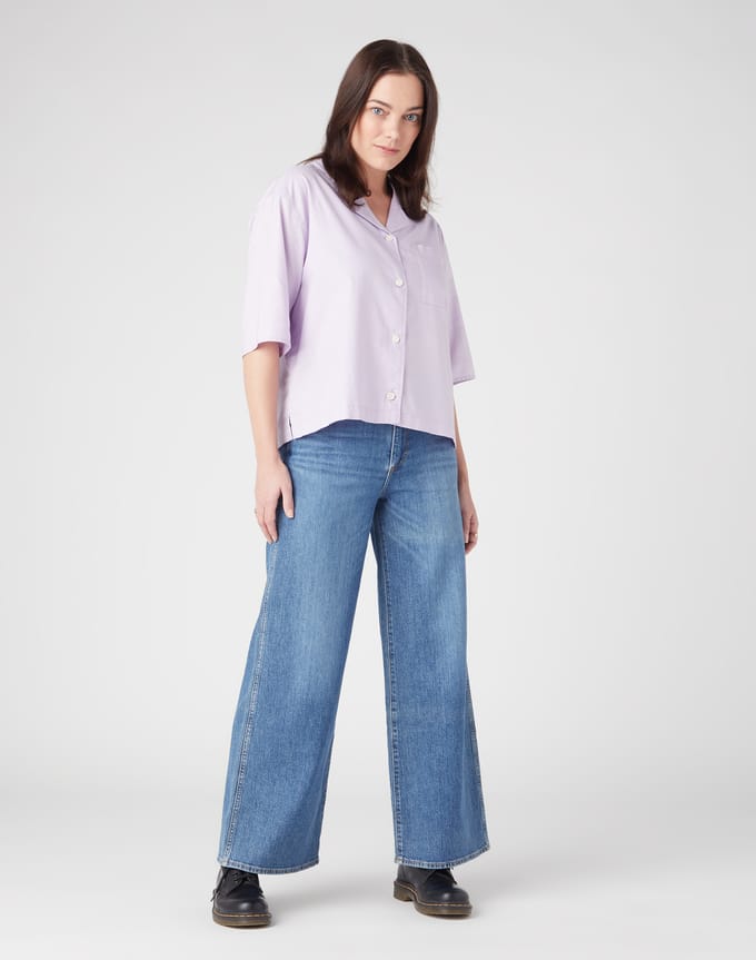Wrangler - BLOUSE PASTEL VIOLET - S