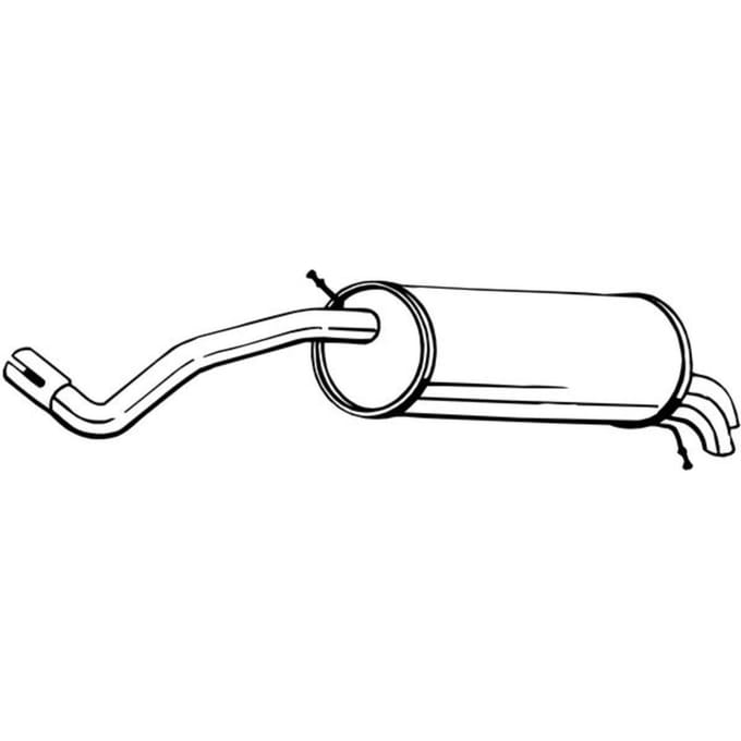 Voorste geluiddemper BOSAL 233-333