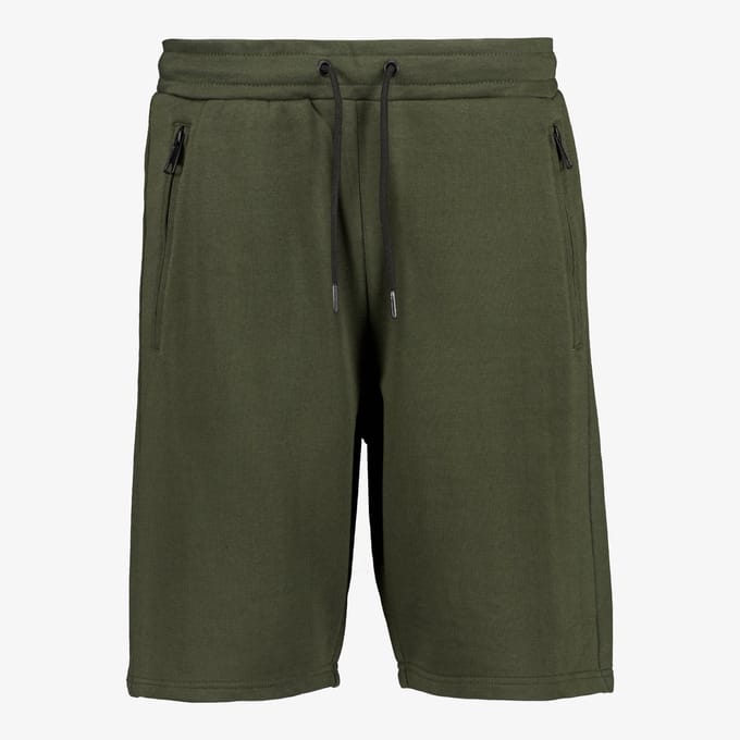 Unsigned heren sweatshort donkergroen - Maat S
